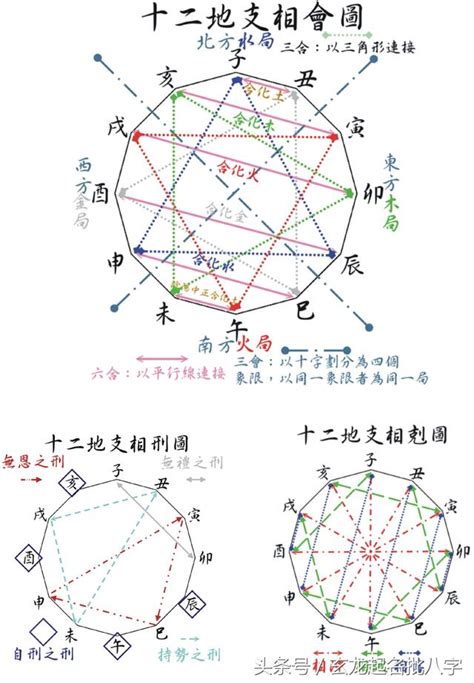 地支十二長生|八字記憶圖表，天干、地支、十二長生詳解